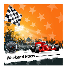 Obraz premium qualifying race.ai