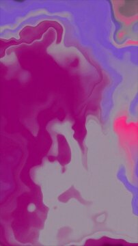 Vibrant pink and purple fluid abstract background with smooth flowing paint waves.