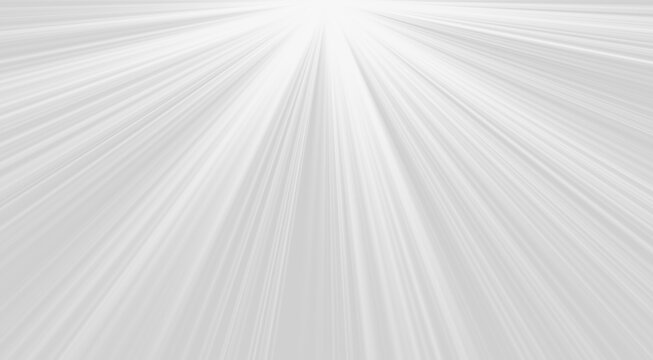 A radiant beam of light spreads outward in a dynamic fan shape. The grayscale gradient intensifies from bright white at the center to deep black at the edges.