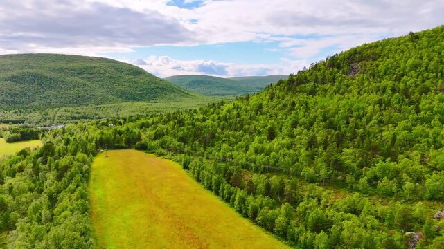 Tana River Valley, Border between Finland and Norway