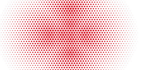 Obraz premium A vibrant, abstract pattern of small red diamond shapes forms a gradient from dark to light, creating a visually engaging graphic resource.