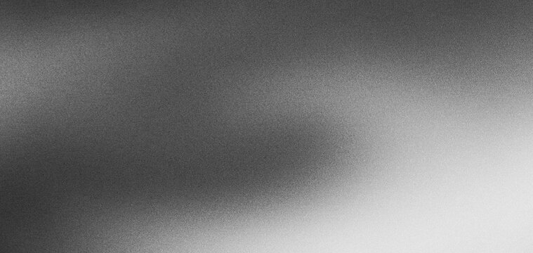 Grey gradient grain texture background gray black white monochrome smooth grainy backdrop design copy space