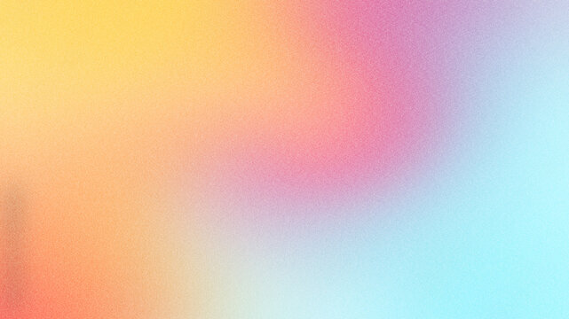 Abstract blurred gradient pastel background in bright colors. Colorful smooth illustration