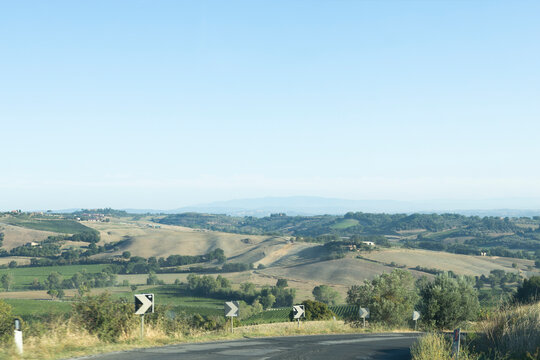 landscape in italy in Tuscany