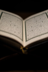 Fototapeta premium pages of holy koran the testament
