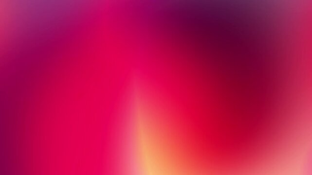 Vivid fuchsia pink and deep ruby red gradient background loop with smooth glowing wave light Perfect for stylish video intros and creative overlays