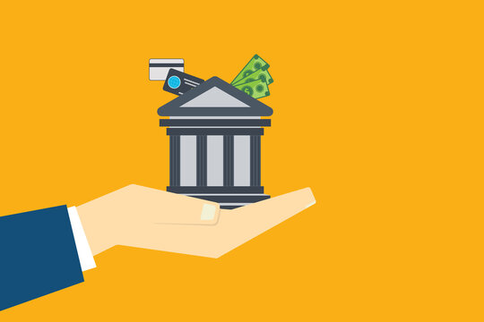 Banking Support and Financial Assistance Concept