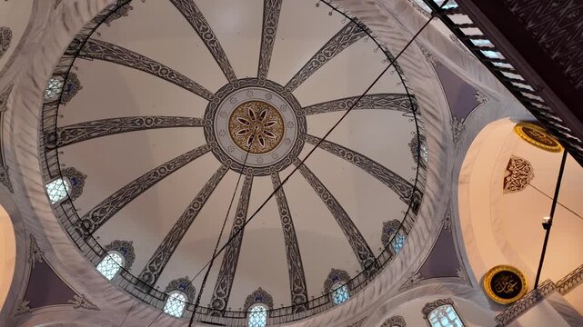 A view of the Emir Sultan Mosque in the city of Bursa, Turkey.