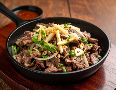 牛肉と玉ねぎの炒め物