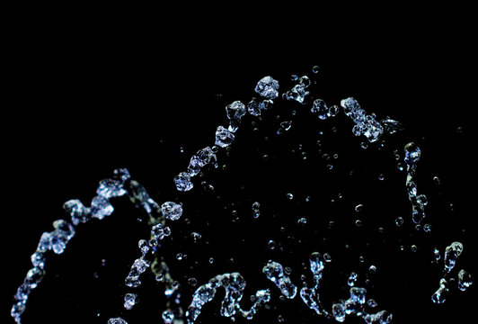 Playing fountain water, basic resources concept background