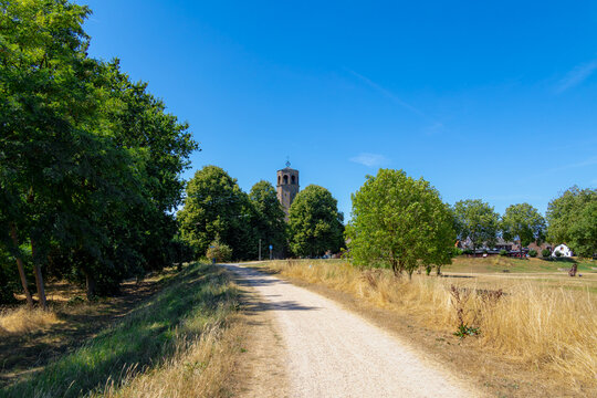 Summer landscape, Small villages along the border of North Brabant, Gennep is a municipality and a city in upper southeastern Netherlands, It lies in the very northern part of the province of Limburg.