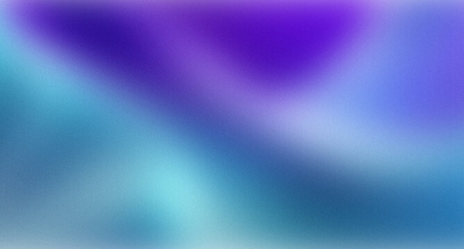 Abstract gradient background with soft purple and blue grainy texture and smooth light transitions