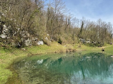 Schmidt lake (Green Lake) or Smit&rsquo;s Lake in Donje Zagorje - Ogulin, Croatia (&Scaron;mitovo jezero ili Zeleno jezero kod Donjeg Zagorja - Ogulin, Hrvatska)