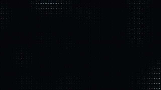 Arrows arranged in digital matrix over black background. Futuristic data flow backdrop technology visuals user interface screens navigation concepts business strategy presentations, broadcast graphics