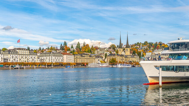 Lucerne city skyline  in  Switzerland