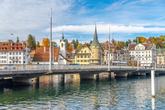 Lucerne city skyline  in  Switzerland