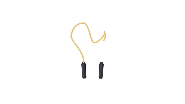 Jump Rope Icon, seamless, loop
