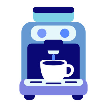 coffee-machine vector illustration
