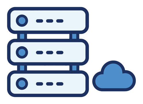 Web Server Modern Vector Icon