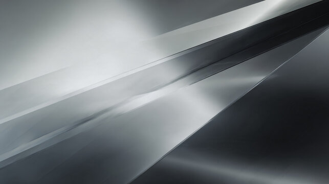 Sophisticated abstract background inspired by translucent smoked glass layers overlapping from the right edge, charcoal, graphite and subtle silver tones, realistic refraction and soft highlights