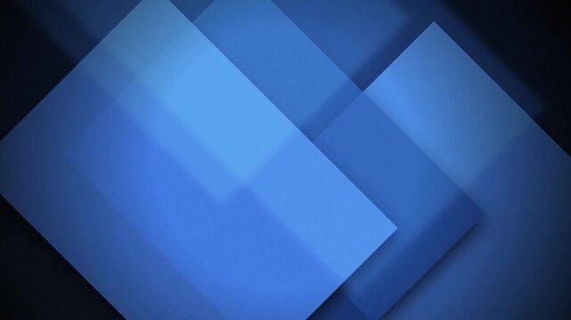 Overlapping geometric squares shimmering seamless loop motion