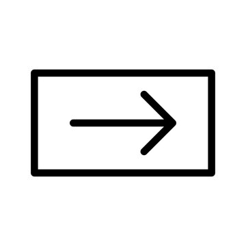 Exit Icon Vector Symbol Design Illustration