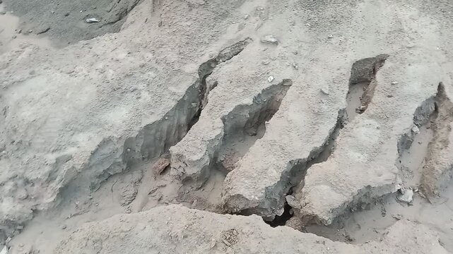 Dry Cracked Earth Soil Close Up Nature Drought Arid Land Texture Background

Second best option:
