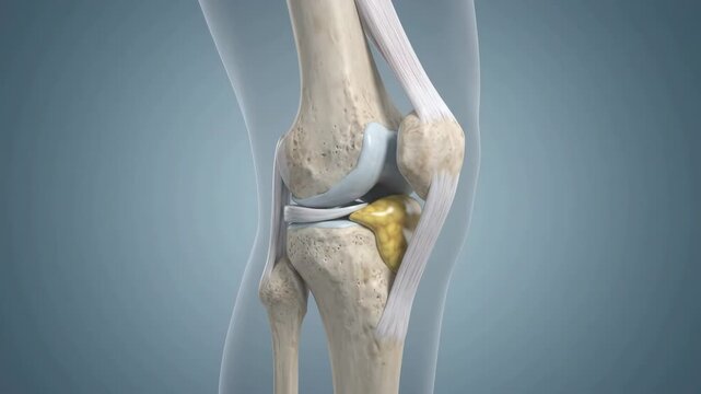 Hoffa's Fat Pad Impingement During Knee Flexion for Sports Medicine Education