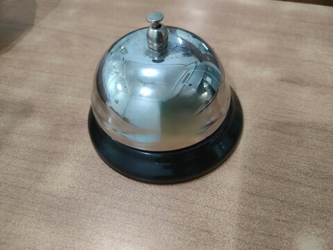 service bell on the table