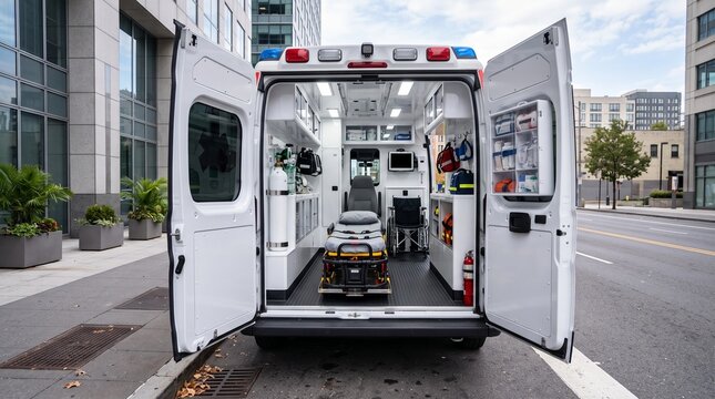 Compact Emergency Ambulance For Urban Medical Response