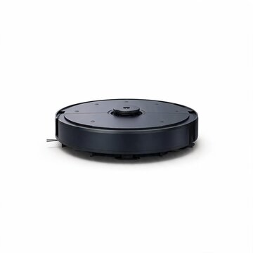 Autonomous Indoor Cleaning Robot with Advanced Sensors Isolated on White