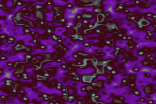 Abstract dark purple and maroon digital pattern with organic shapes and dots