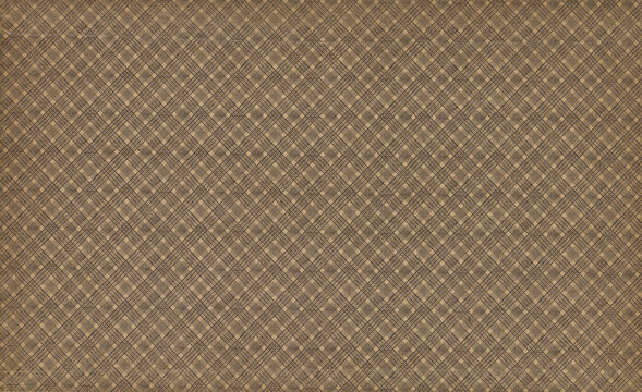 Brown diagonal plaid crosshatch pattern texture