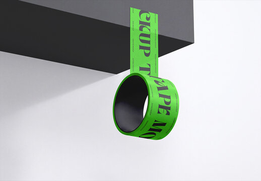 Adhesive Packaging Tape Mockup