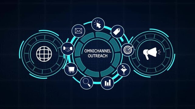 Integrated multi channel business outreach dashboard presenting digital interaction metrics and network growth graphs
