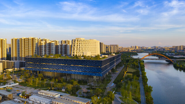 Scenic View Of North Canal Museum Phase In Gongshu District Hangzhou