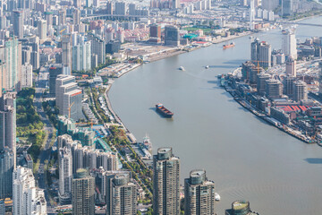 The Manhattan Skyline Overlooking East River Cityscape © TrinhVan