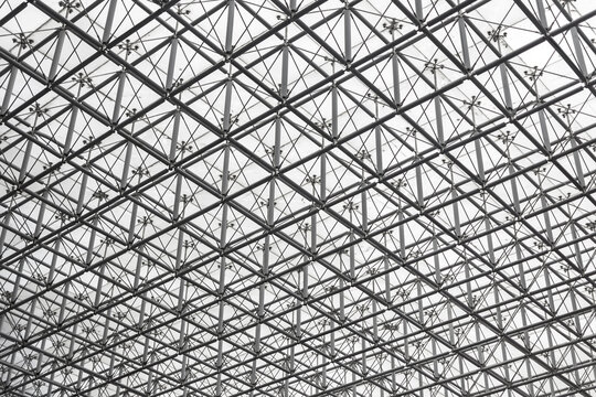 Industrial Steel Framework Construction Pattern