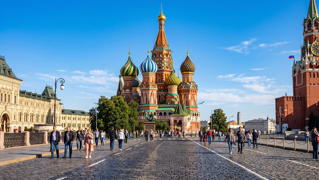 moscow kremlin in winter