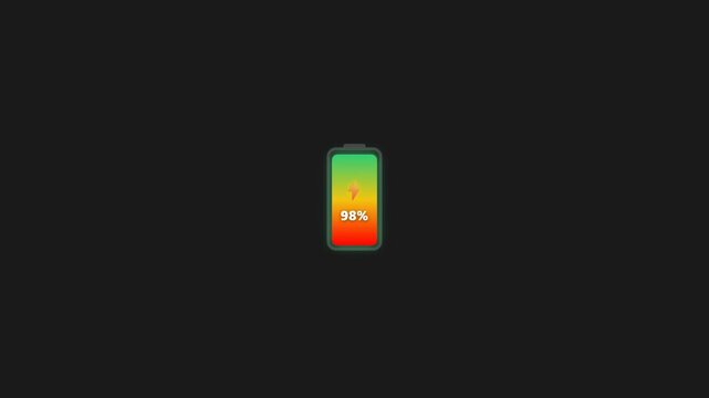 traffic light on a black background