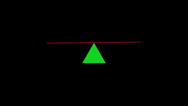 Price comparison scale showing equal balance percentage icon animation