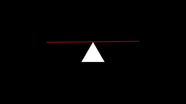 Price comparison scale showing equal balance percentage icon animation