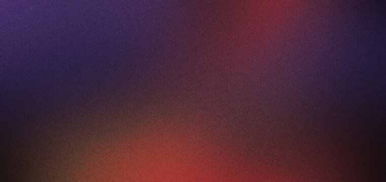 Abstract dark gradient background with soft red, purple, and blue light blending across grainy surface, creating moody atmospheric texture for creative design projects