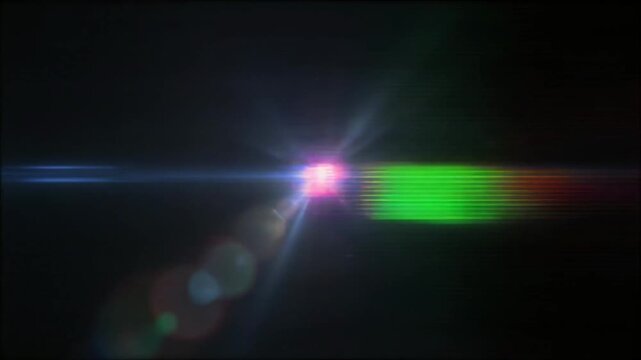 破損した信号のようにフリーズする光源
