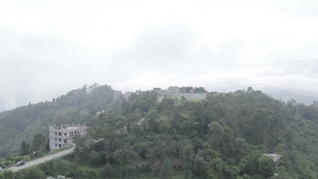 fog in the mountains, Namchi, Sikkim, India
