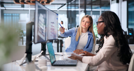 Young Architect And Engineer Explore Digital Building Model