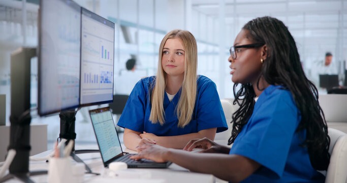 Young African American Woman Audits Medical Billing Claims