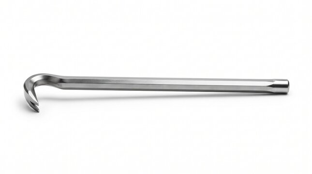  Professional Heavy-Duty Pry Bar Isolated on White Background