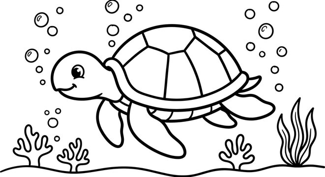 Cute turtle
