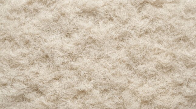 Seamless flat lay background of raw wool fiber texture